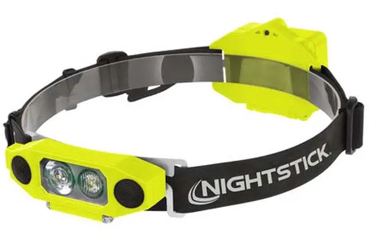 Nightstick Dicata Intrinsically Safe Low-Profile Dual-Light Headlamp w/ Free Shipping and Handling — 2 models